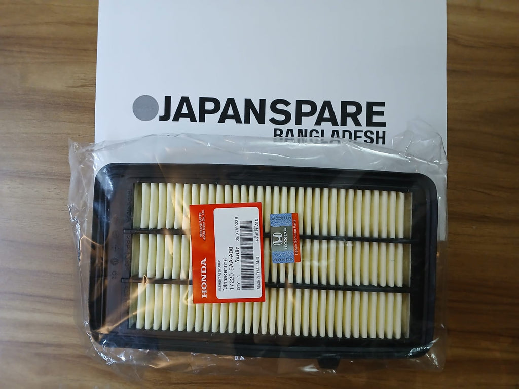 HONDA AIR FILTER (17220-5AA-A00) (CIVIC, CR-V) (GENUINE)